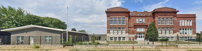 Old Horace Mann School in Kansas City, Kansas courtesy Google Maps.