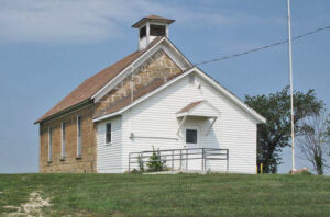 Old Mayginnes School in Leavenworth County, Kansas.