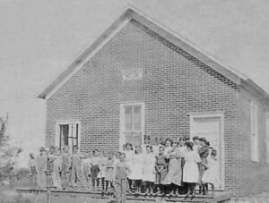 Bixler School in Marion County, Kansas, 1907.