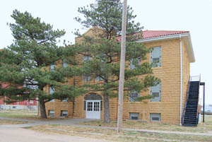 St. Ann's Parochial School in Olmitz, Kansas by Kathy Alexander.