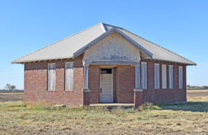 Hobbs School is two miles east of Osage City, Kansas by Kathy Alexander.