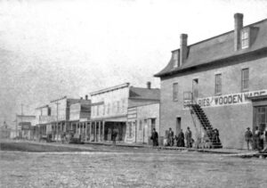 Ottawa, Kansas buildings about 1875.
