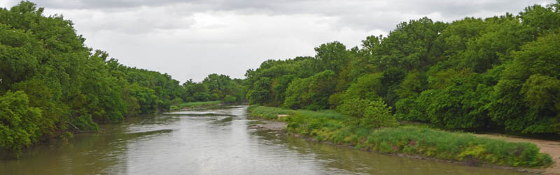 Republican River in Republic County, Kansas by Kathy Alexander.