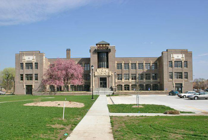 Old Lincoln School in Salina, Kansas.