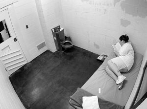 An inmate at the Girls Reform School in Beloit, Kansas.