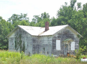 Old Cherokee County School in the Scammon vicinity.
