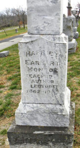Harriet Monroe Grave in Atchison, Kansas.