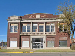 Old Salt City Business College in Hutchison, Kansas.