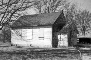 An old Johnson County School in the Olathe vicinity.