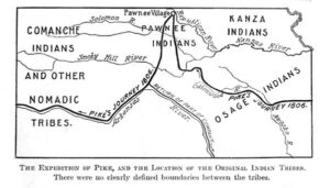 Zebulon Pike's expedition in Kansas.