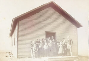 Pleasant View school in Marion County, 1900.