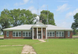 Raymond High School in Rice County, Kansas.