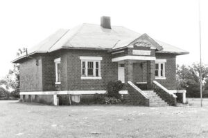 Old Selma School in Anderson County, Kansas.