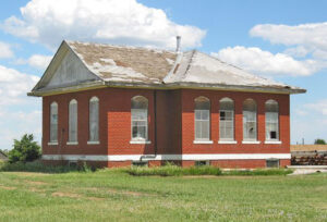 Roy School near Tescott, Kansas.