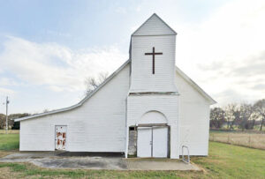 Old church in Wonsevu, Kansas courtesy Google Maps.