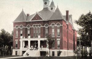 Neosho County Courthouse in Erie, Kansas, 1904.