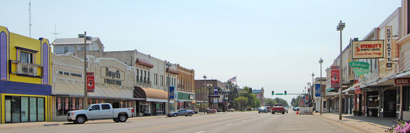 McPherson, Kansas Main Street by Kathy Alexander.