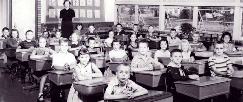 Porter School in Prairie Village, Kansas in 1953.