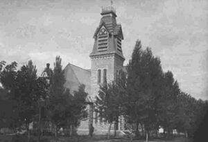 First Baptist Church in Winfield, Kansas, 1882.