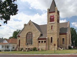 Pilgrim Congregational Church in Arkansas City, Kansas.