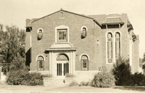 First Christian Church in Burlington, Kansas, about 1925.