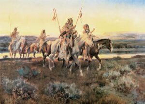 Indians on Horseback.