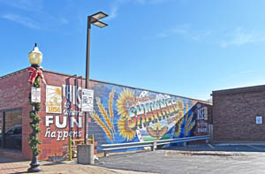 Mural in Shawnee, Kansas, photo by Kathy Alexander.