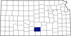 Kingman County, Kansas Location.