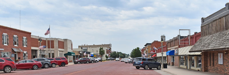 Kingman, Kansas Main Street by Kathy Alexander.