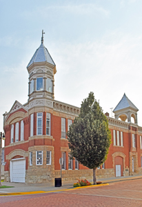 The old city building in Kingman, Kansas now serves as a museum by Kathy Alexander.