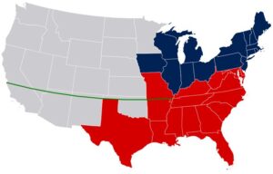 Missouri Compromise Map.