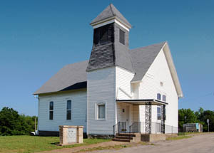 Old Methodist Church in Devon, Kansas by Kathy Alexander.