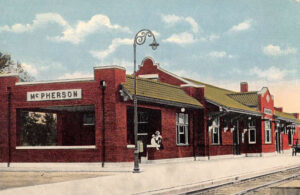 Santa Fe Depot in McPherson, Kansas.