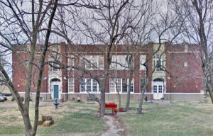 Old highschool in Ramona, Kansas, courtesy Google Maps.