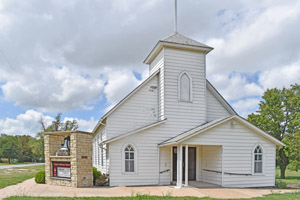 Lutheran Church in Ramona, Kansas by Kathy Alexander.