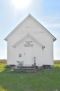 Spring Creek School at the Country School Museum near Caldwell, Kansas, by Kathy Alexander.