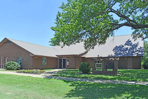 The former Methodist Church in Corbin, Kansas is called the Country Church today. Photo by Kathy Alexander.