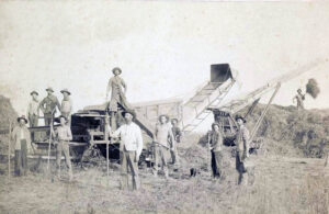 Threshing crew in Geuda Springs, Kansas.