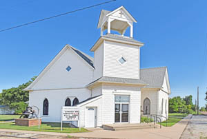 Baptist Church in Milton, Kansas by Kathy Alexander.