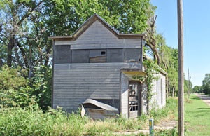 Old bank building in Milton, Kansas by Kathy Alexander.