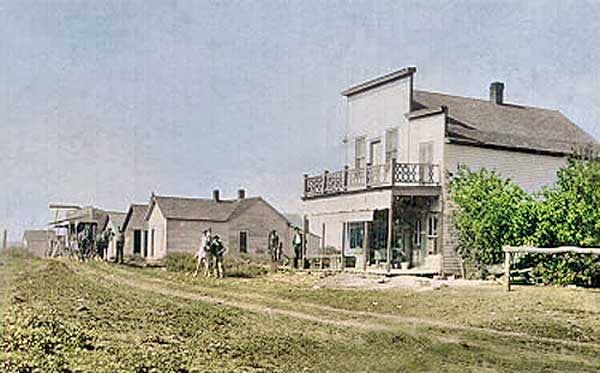 Vintage Reece, Kansas. Colorized