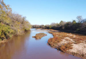 Chikaskia River in Sumner County, Kansas.