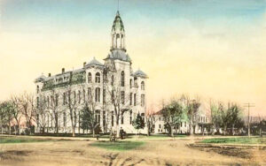 Sumner County Courthouse in 1884.