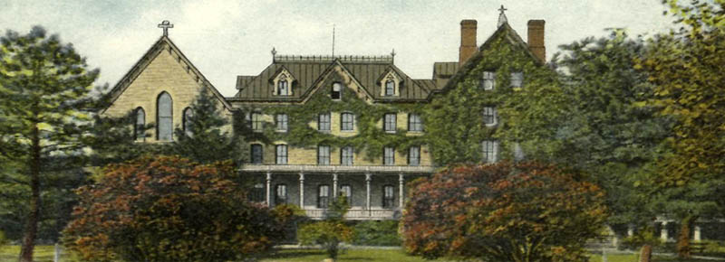 College of the Sisters of Bethany in Topeka, Kansas, by Arthur Capper, about 1900.