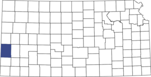 Hamilton County, Kansas Location.