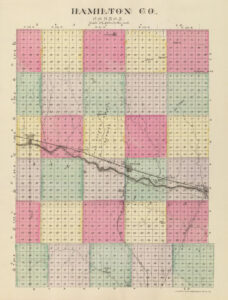 Hamilton County, Kansas in 1887, by L.H. Everts & Co.