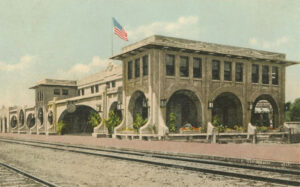 Sequoyah Hotel, a Harvey House, in Syracuse, Kansas.