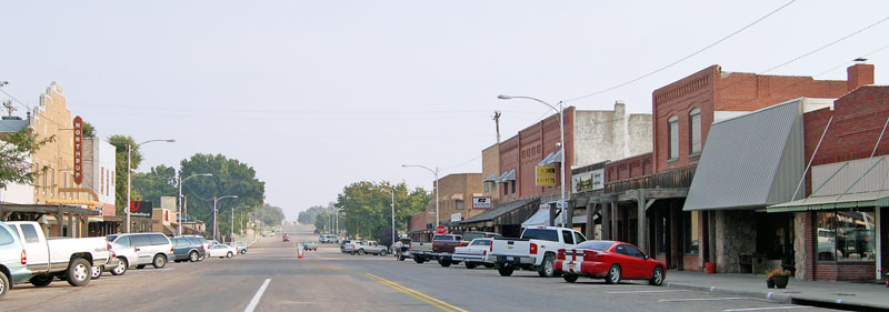 Main Street in Syracuse, Kansas by Kathy Alexander.