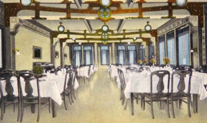 Sequoyah Hotel Diningroom in Syracuse, Kansas.