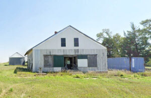 Silo & Building in Otego, Kansas, courtesy of Google Maps.